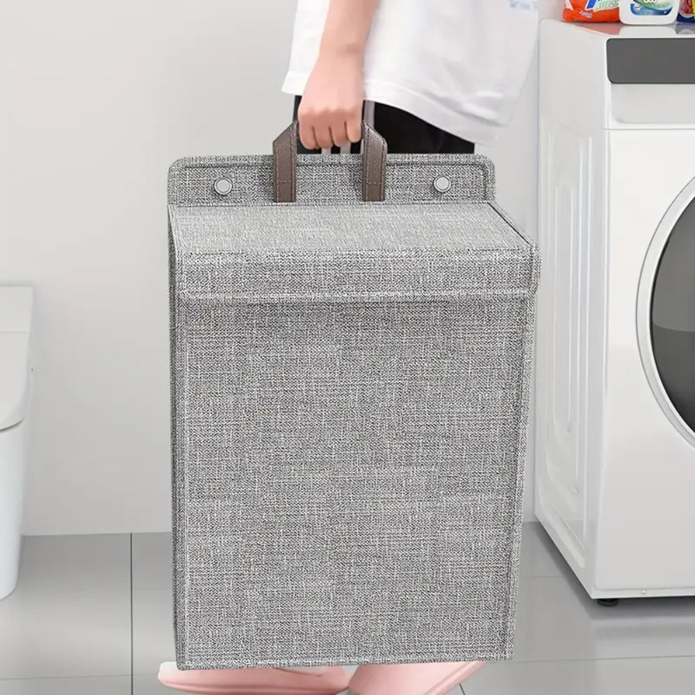 Wall-Mounted Foldable Laundry Basket