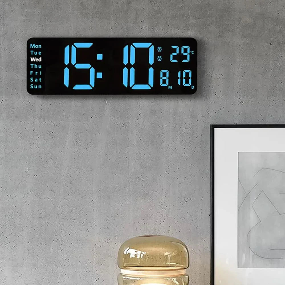 Digital Clock with Night Light and Automatic Brightness Adjustment