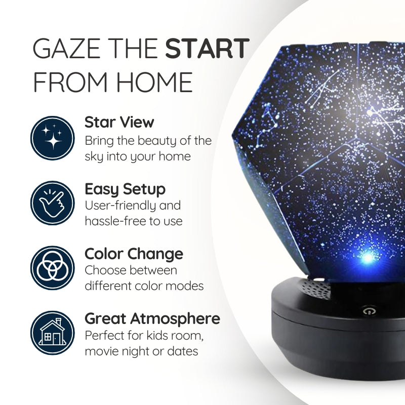 Starry Night Light Projector with Color Settings