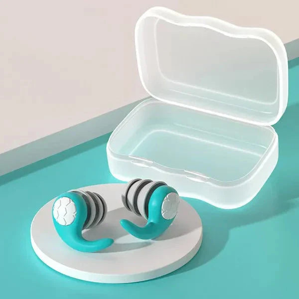 Noise Cancelling Reusable Silicone Earplugs for Sleep
