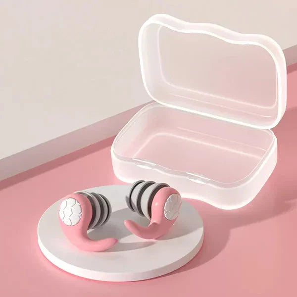 Noise Cancelling Reusable Silicone Earplugs for Sleep