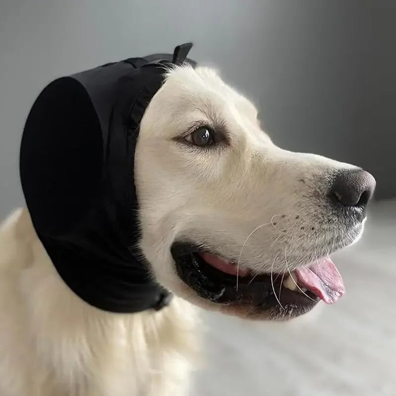 Adjustable Noise-Suppressing Ear Protectors for Dogs