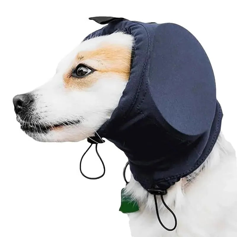 Adjustable Noise-Suppressing Ear Protectors for Dogs