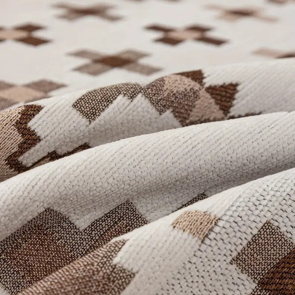 Chenille Ethnic Pattern Sofa Cover
