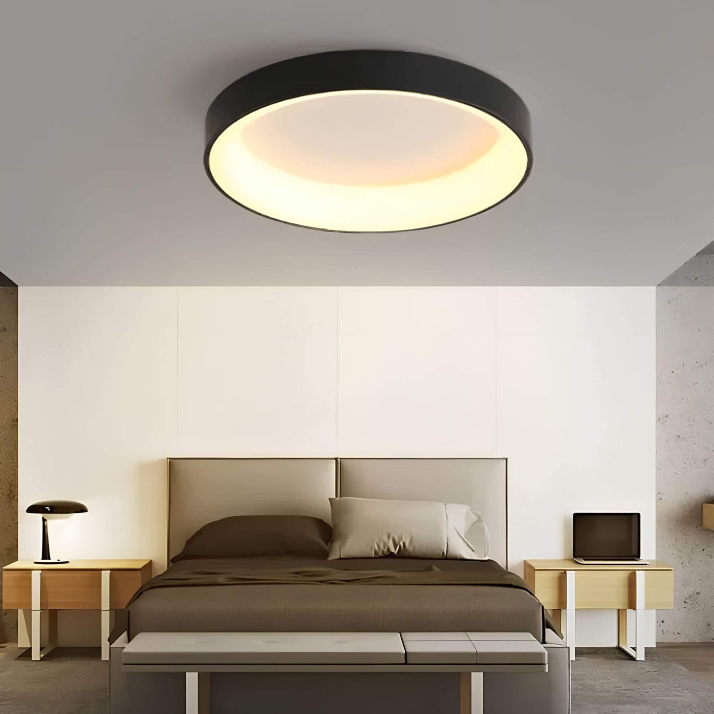 Scandinavian LED Ceiling Light 15.75 Inch Warm White