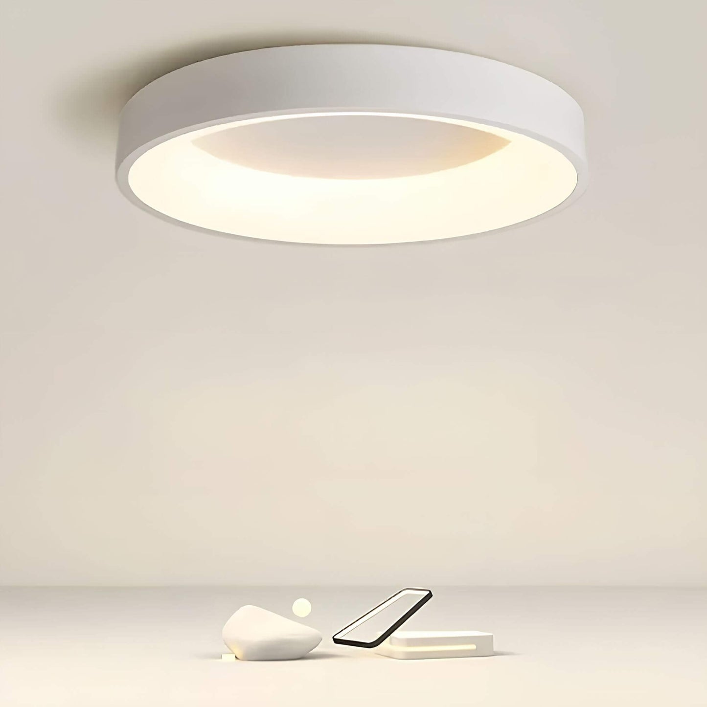 Scandinavian LED Ceiling Light 15.75 Inch Warm White