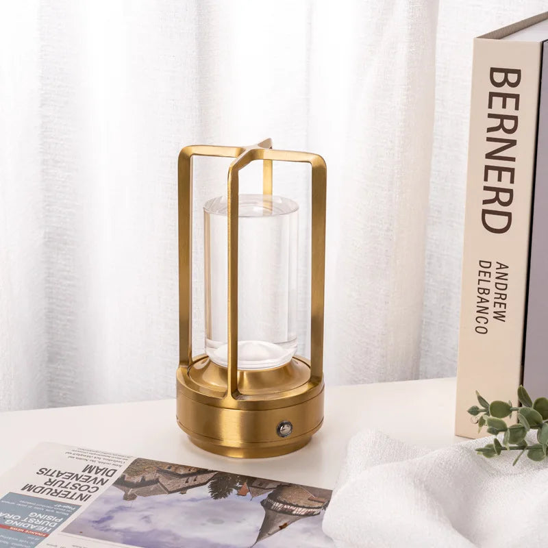 Rechargeable Nordic Table Lamp with Touch Control and Adjustable Brightness