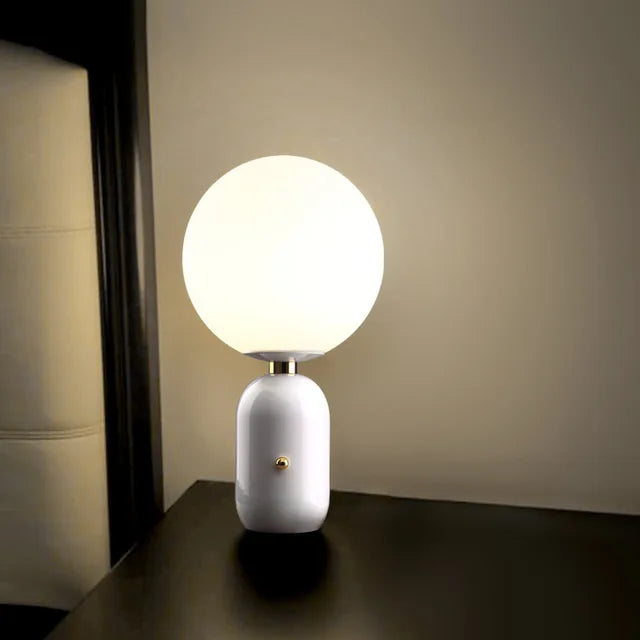 Scandinavian Style WinterGlo Table Lamp with Creative Light Effects