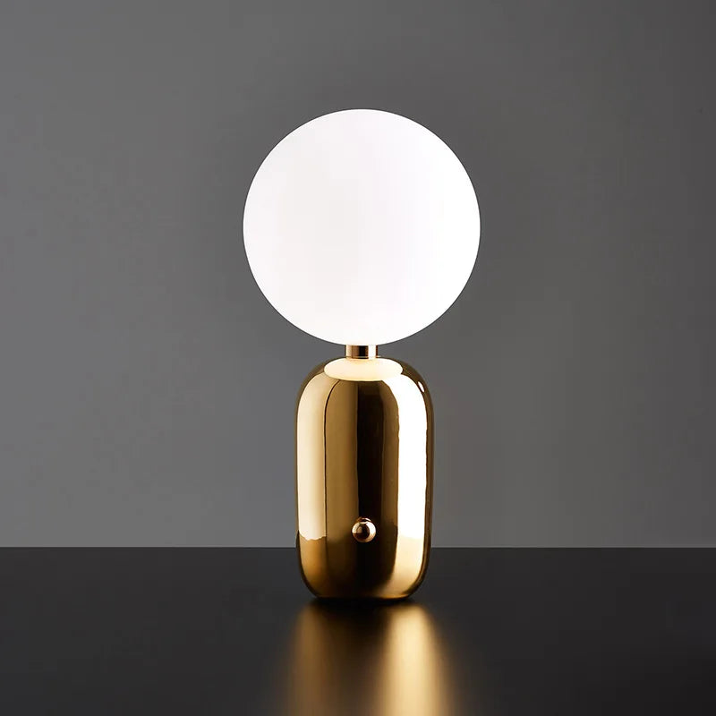 Scandinavian Style WinterGlo Table Lamp with Creative Light Effects