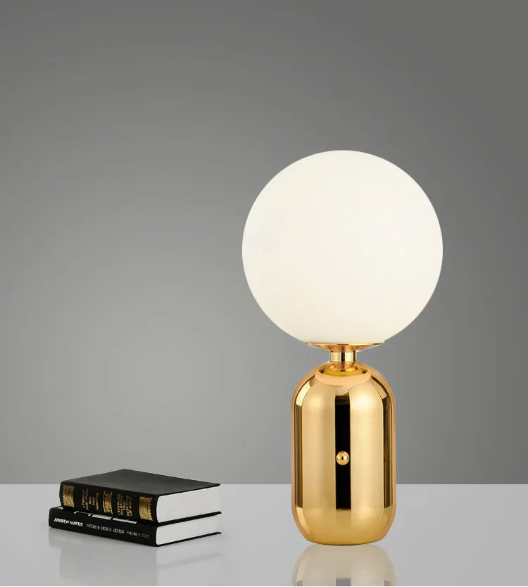 Scandinavian Style WinterGlo Table Lamp with Creative Light Effects