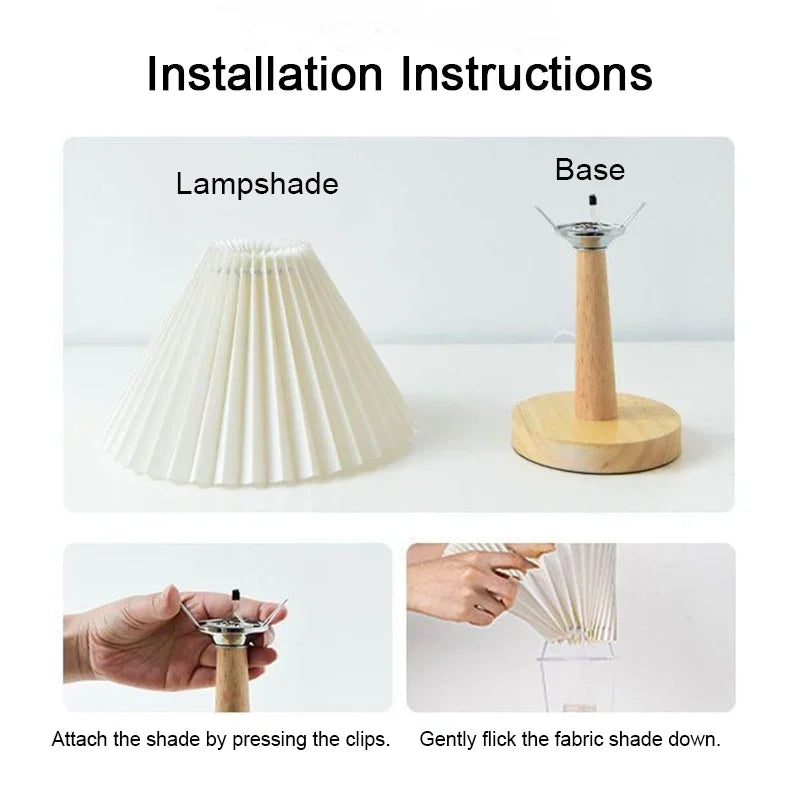 Minimalist White Table Lamp with Touch Control for Elegant Home Lighting