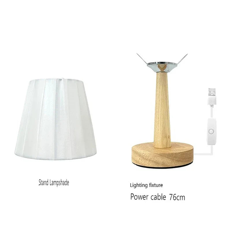 Dimmable LED Table Lamp with Adjustable Light Colors