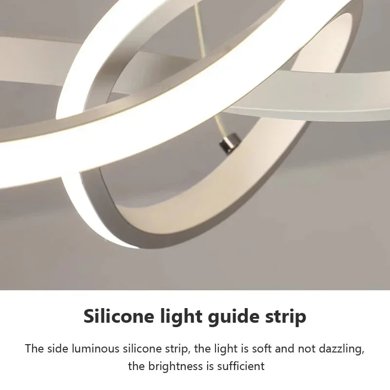 LED Ceiling Light with Remote Control - Modern Energy-Efficient Design