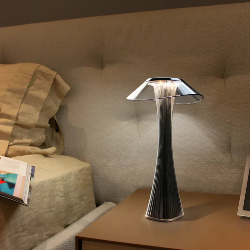 Dimmable Touch Control LED Table Lamp - Modern Nightstand Lighting