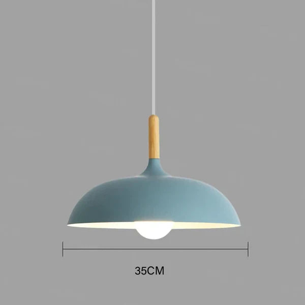 Nordic Oak Ceiling Light with LED - Scandinavian Design