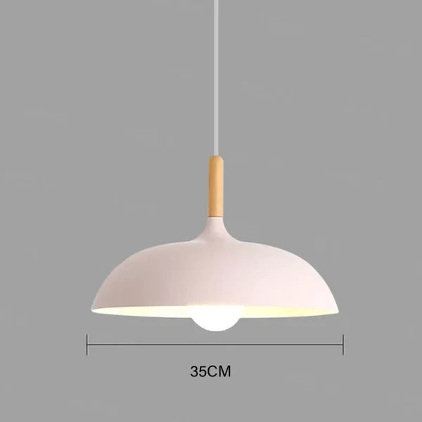 Nordic Oak Ceiling Light with LED - Scandinavian Design