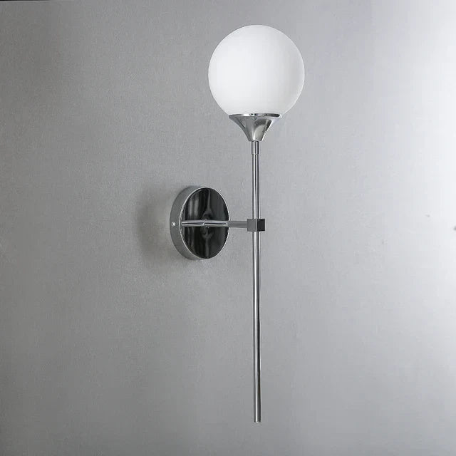 Scandinavian Glass Wall Sconce Modern Design