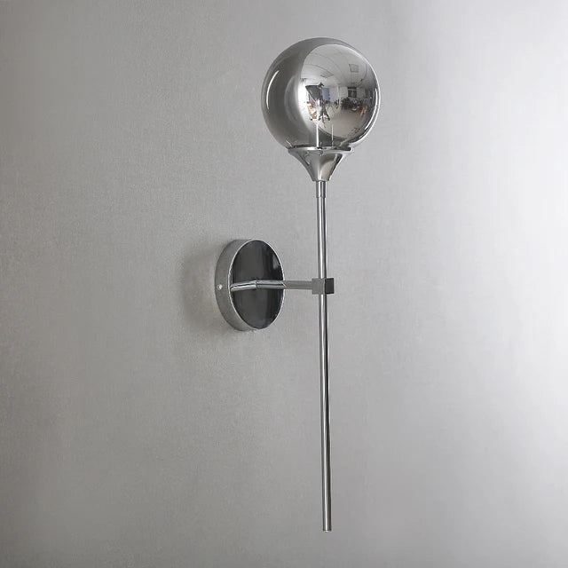 Scandinavian Glass Wall Sconce Modern Design
