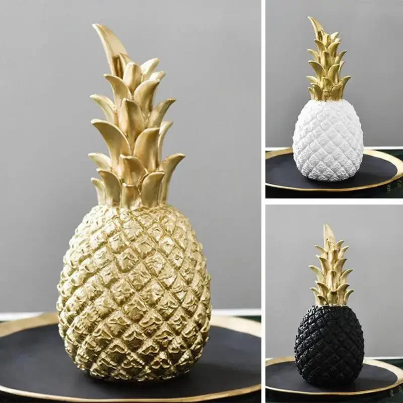 Gold Pineapple Decorative Accent Piece