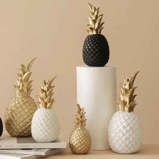 Gold Pineapple Decorative Accent Piece