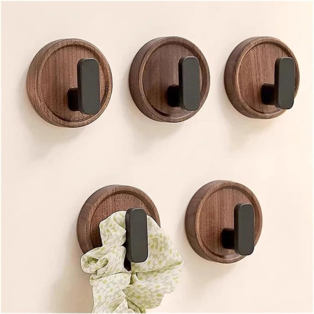 Nordic Solid Walnut Wood Wall Hook