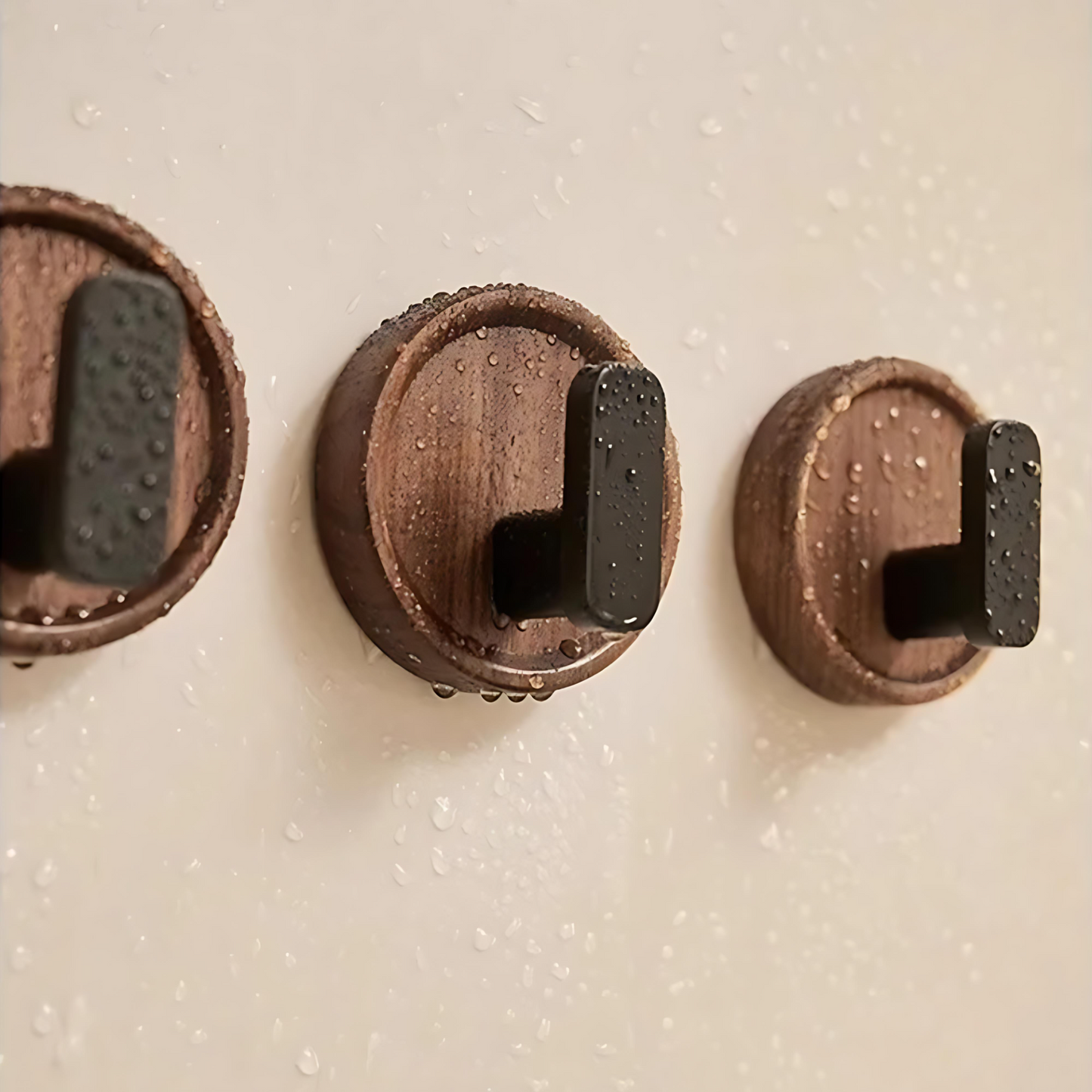 Nordic Solid Walnut Wood Wall Hook