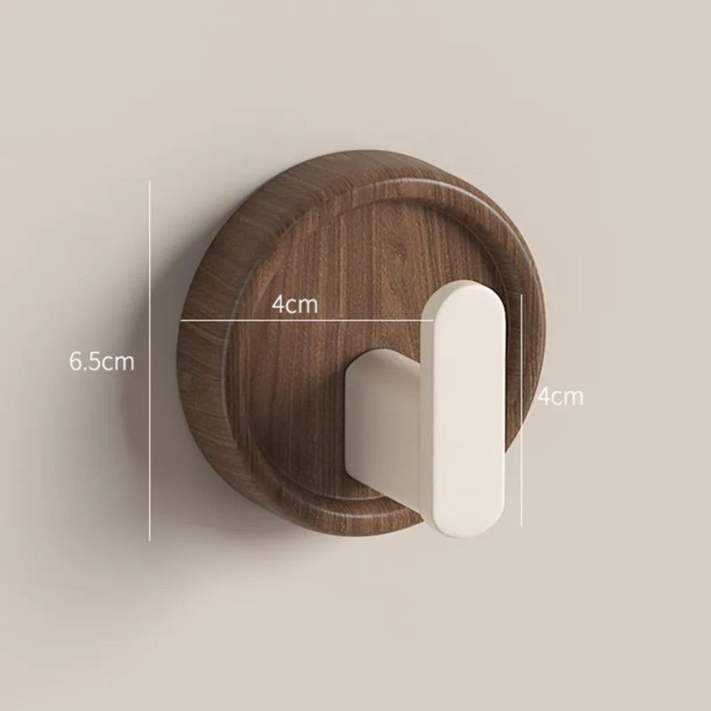 Nordic Solid Walnut Wood Wall Hook
