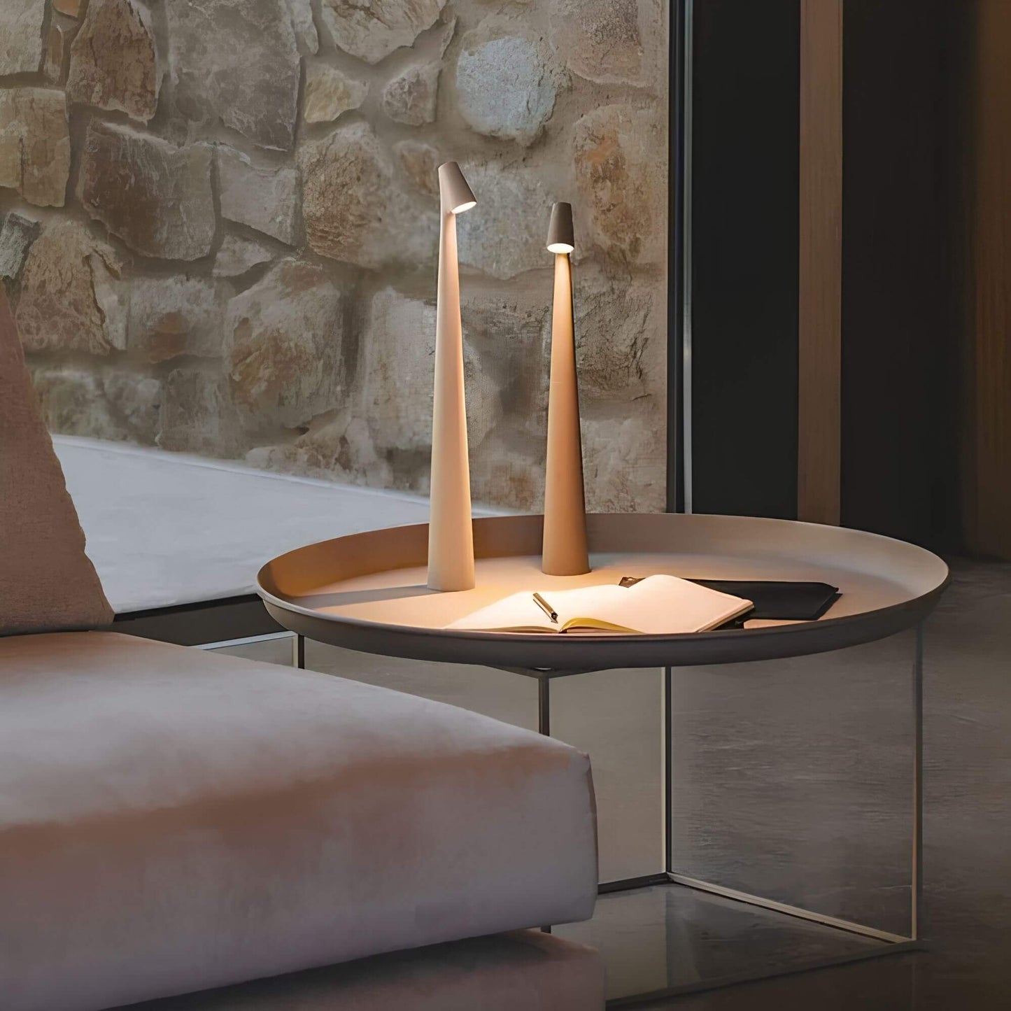 Dimmable Cordless Nordic LED Table Lamp
