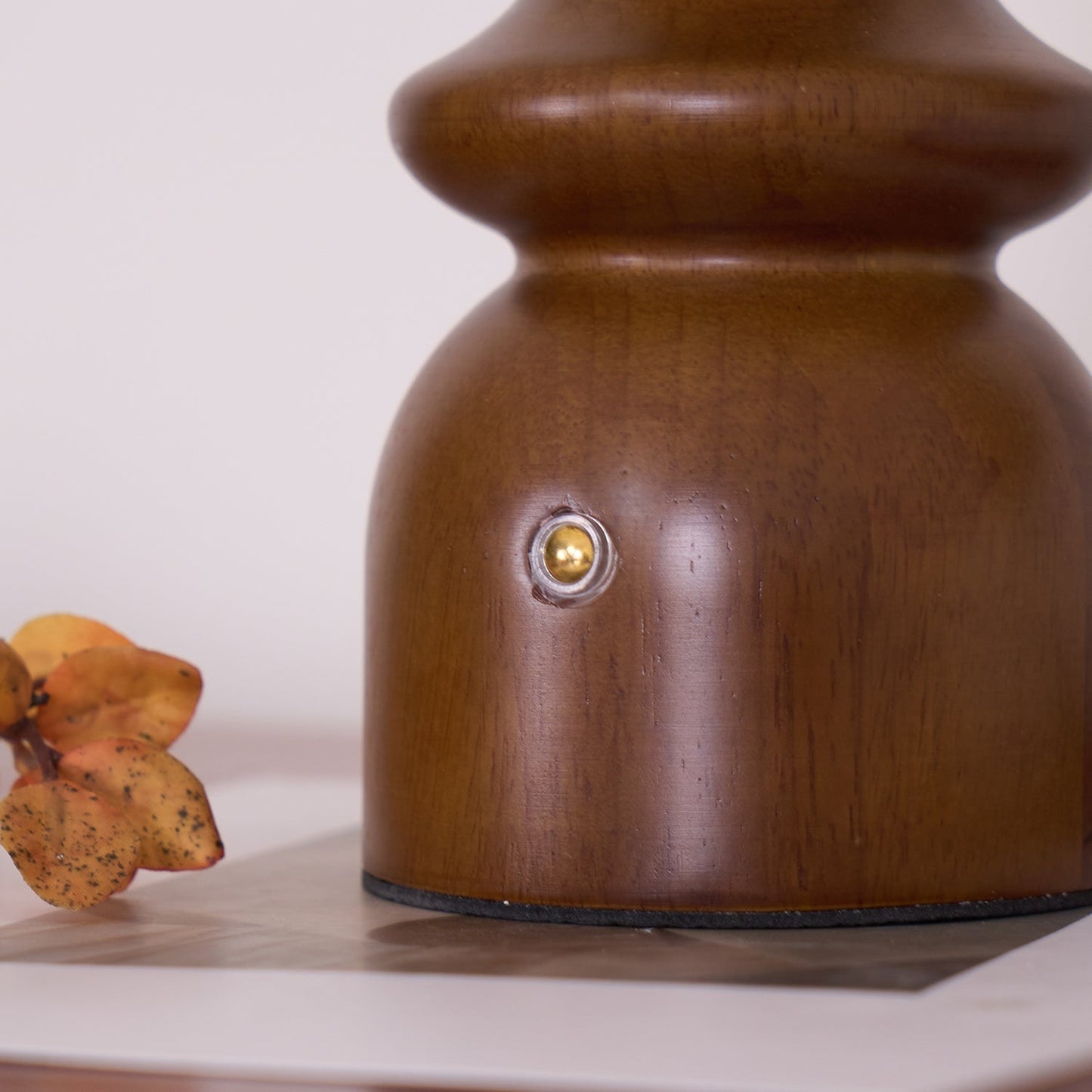 Minimalist Wood and Glass Table Lamp for Ambient Lighting
