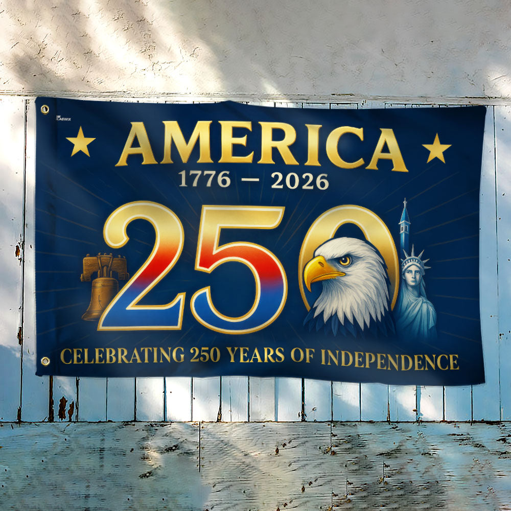 American Flag Grommet Flag for 250th Anniversary Celebration