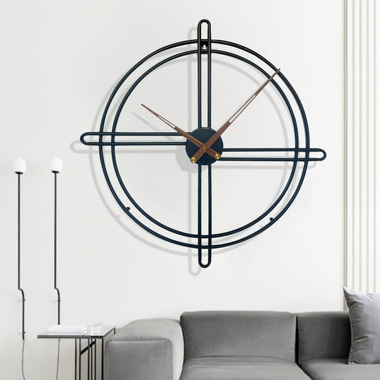 Nordic 23-Inch Decorative Wall Clock with Silent Movement
