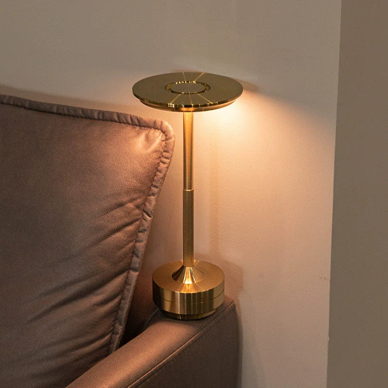 Vintage Industrial USB Rechargeable Table Lamp
