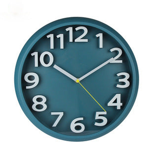 12.5 Inch 3D Silent Wall Clock with Large Numbers