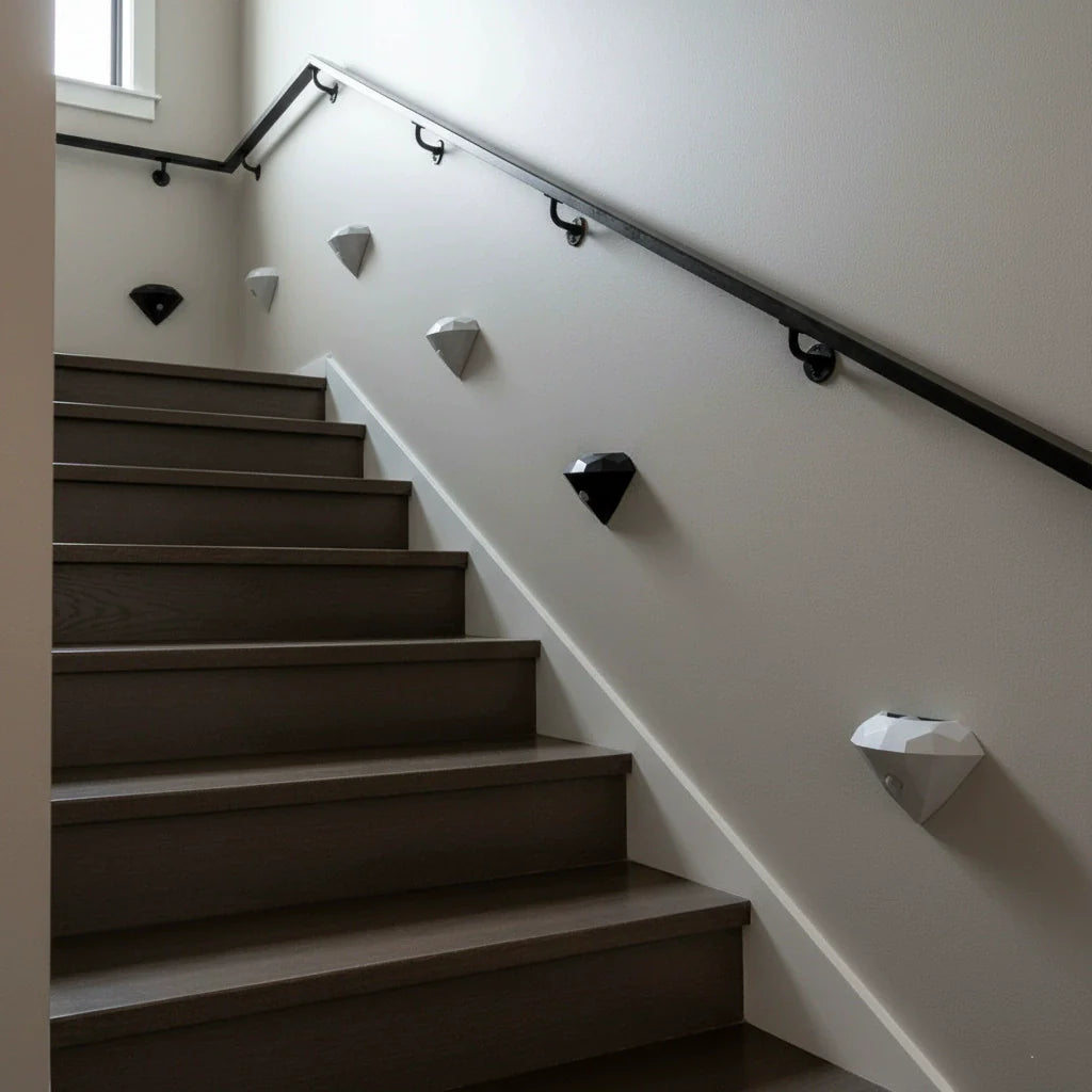 Dimmable Motion-Sensing Diamond Wall Lamp