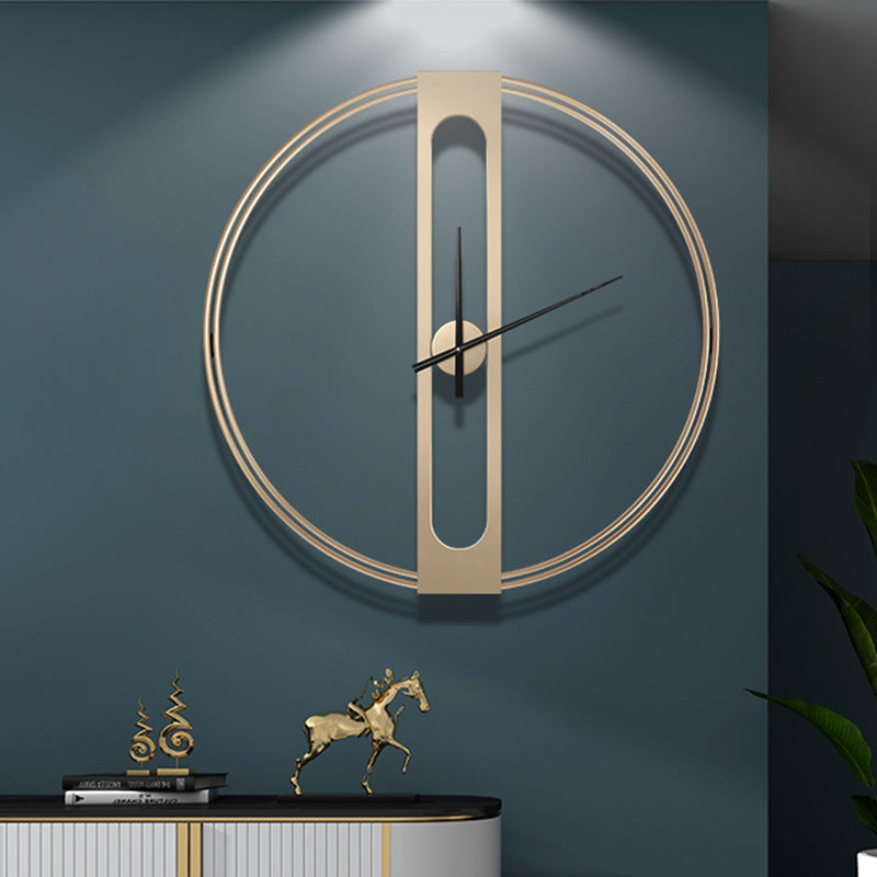 Nordic 20-Inch Silent Wall Clock in Iron