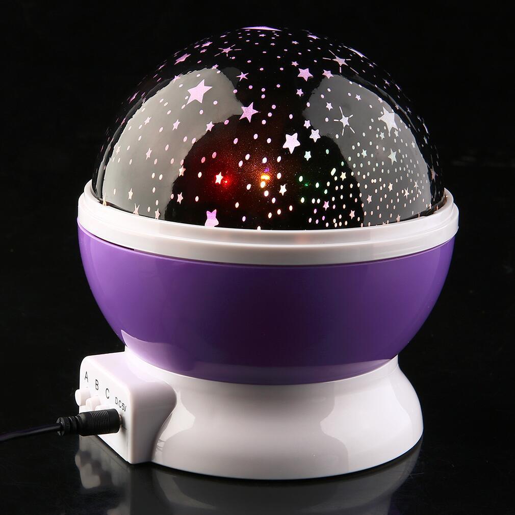 Star Projecting Night Light Sphere with Colorful Settings