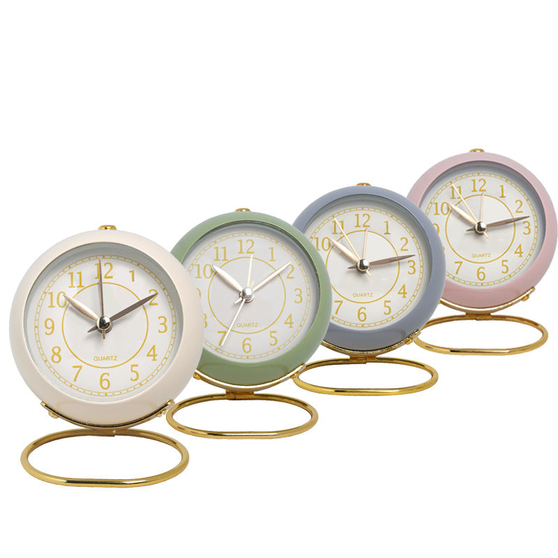 Vintage Round Analog Desk Clock