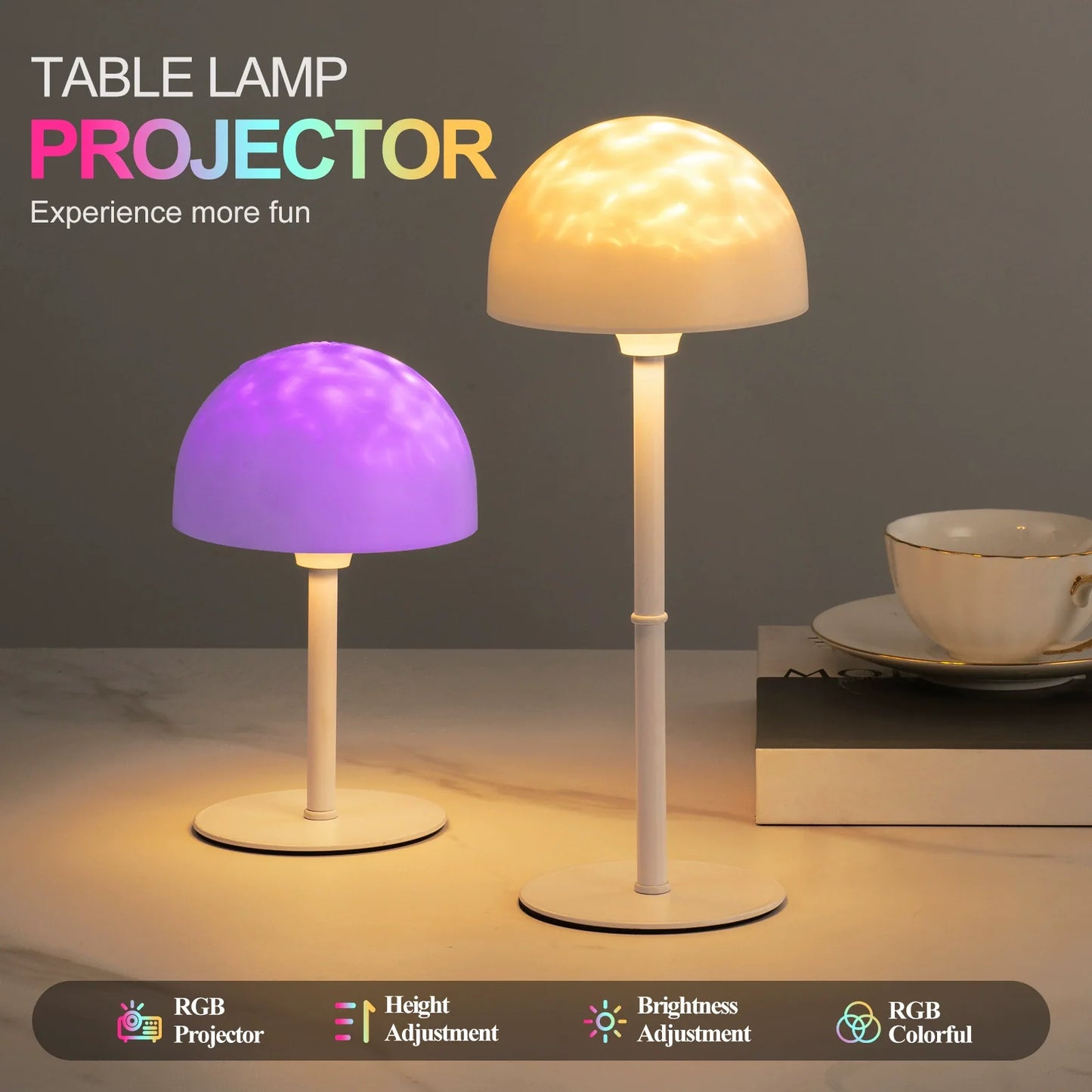 LED Remote Control Decorative Bedside Table Lamp