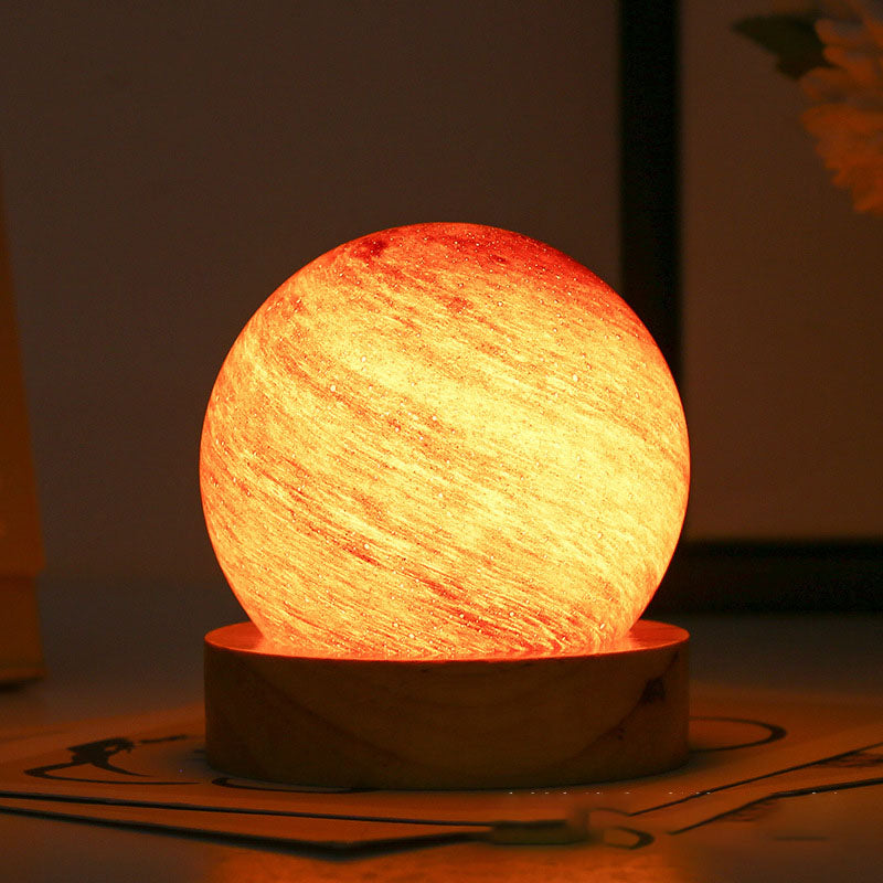 Captivating Planet Lamp with 12 Colorful Star Designs