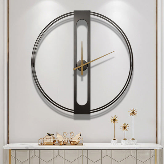 Nordic 20-Inch Silent Wall Clock in Iron