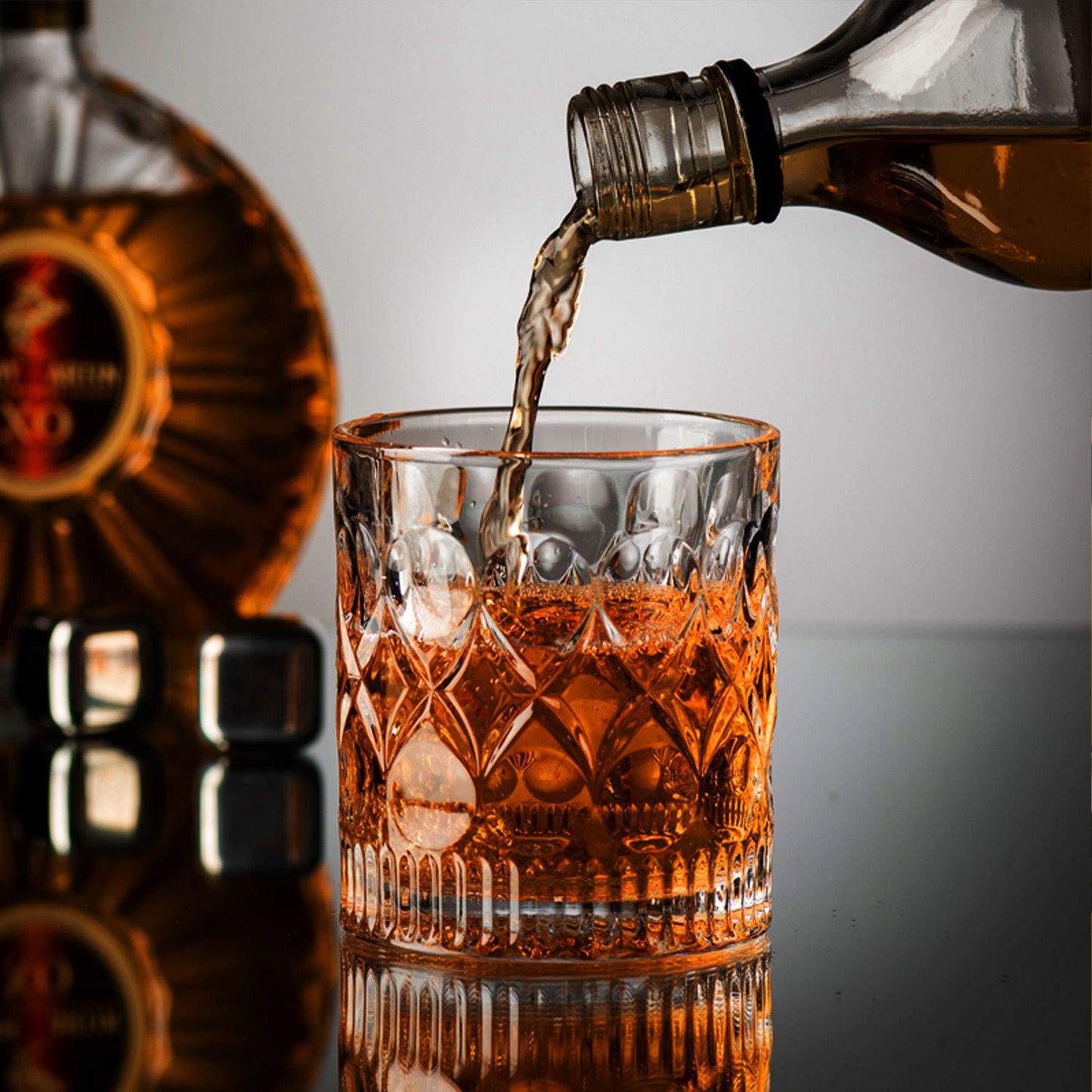 Cut Crystal Whiskey Glass for Enhanced Aroma and Luxurious Sipping