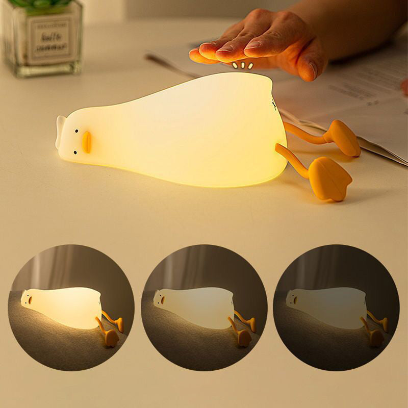 Lazy Duck Night Light - Rechargeable LED Tap Light