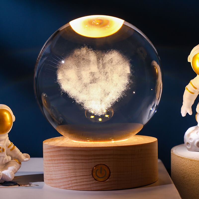 Crystal Ball USB Night Light Lamp