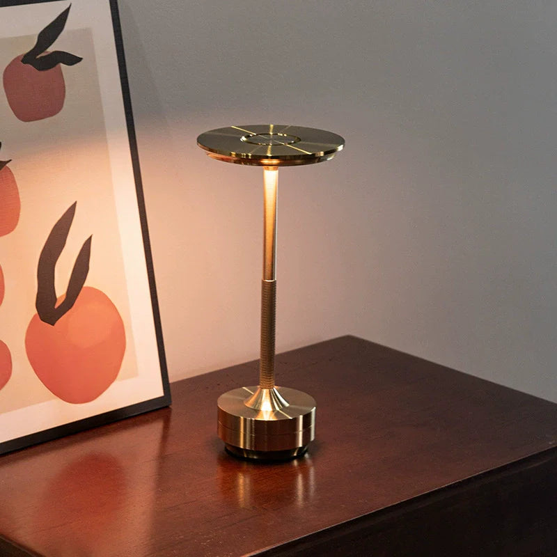 Vintage Industrial USB Rechargeable Table Lamp