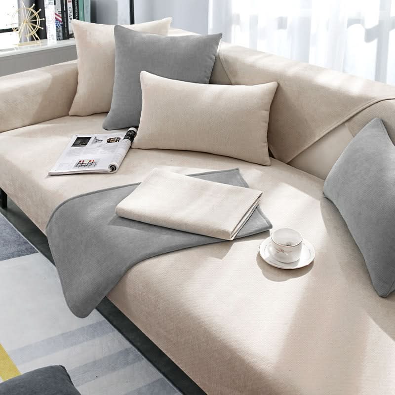 Stylish Machine-Washable Sofa Cover in Premium Soft Fabric
