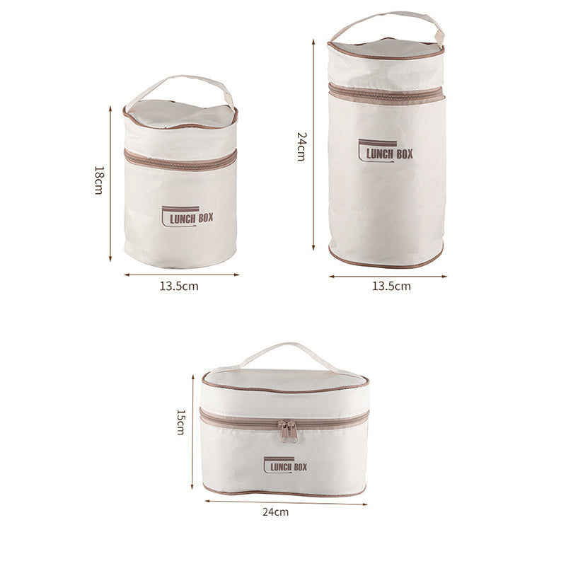 Portable Insulated Stainless Steel Lunch Box with Leak-Proof Design
