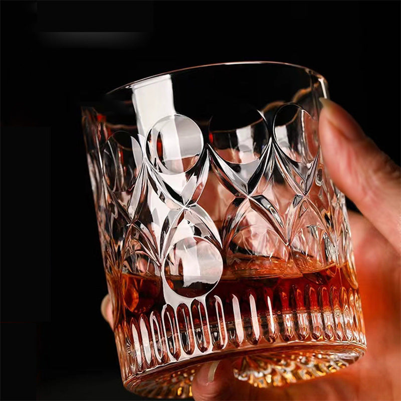 Cut Crystal Whiskey Glass for Enhanced Aroma and Luxurious Sipping
