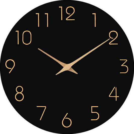 Colored Silent Wall Clock 12 Inch Modern Design