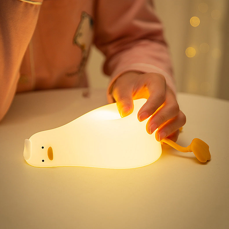 Lazy Duck Night Light - Rechargeable LED Tap Light