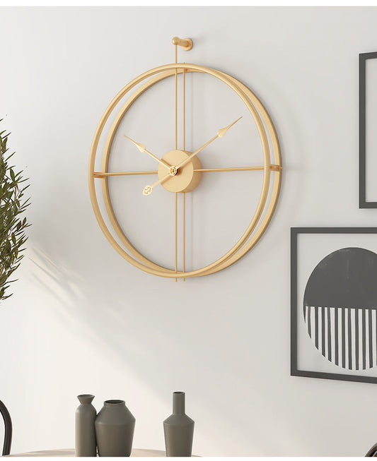 Nordic Minimalist 20-Inch Silent Wall Clock